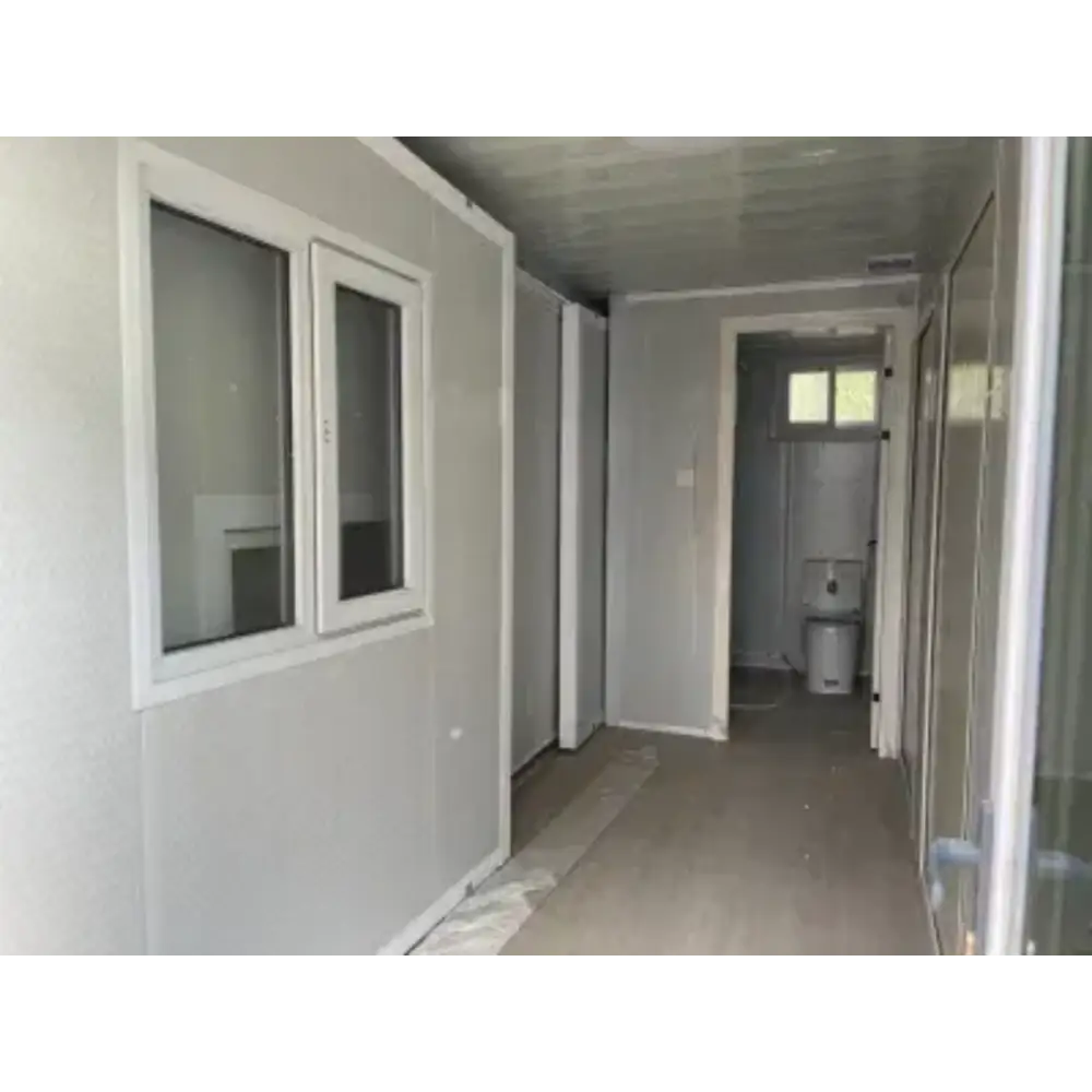 Expandable 2-Bedroom Container Home with Wooden Finish